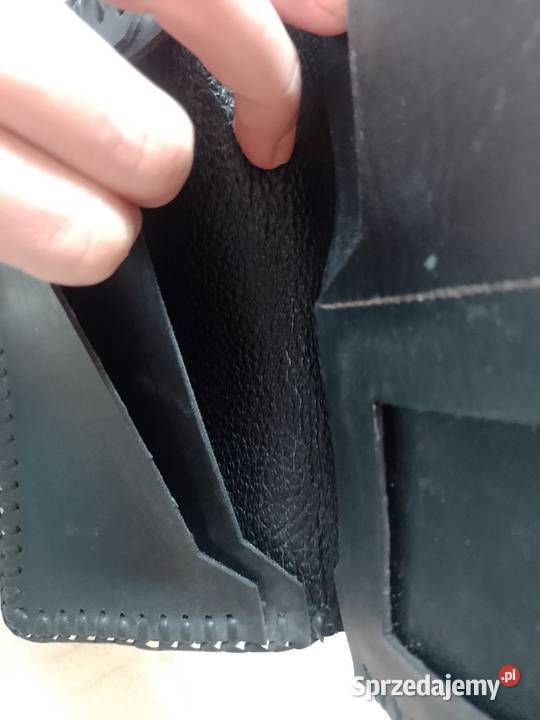 Real LeatherBrązowy Skórzany portfel z Londynu małopolskie Kraków