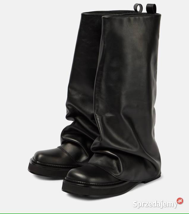 Skórzane buty w kolorze czarnym Świdnica