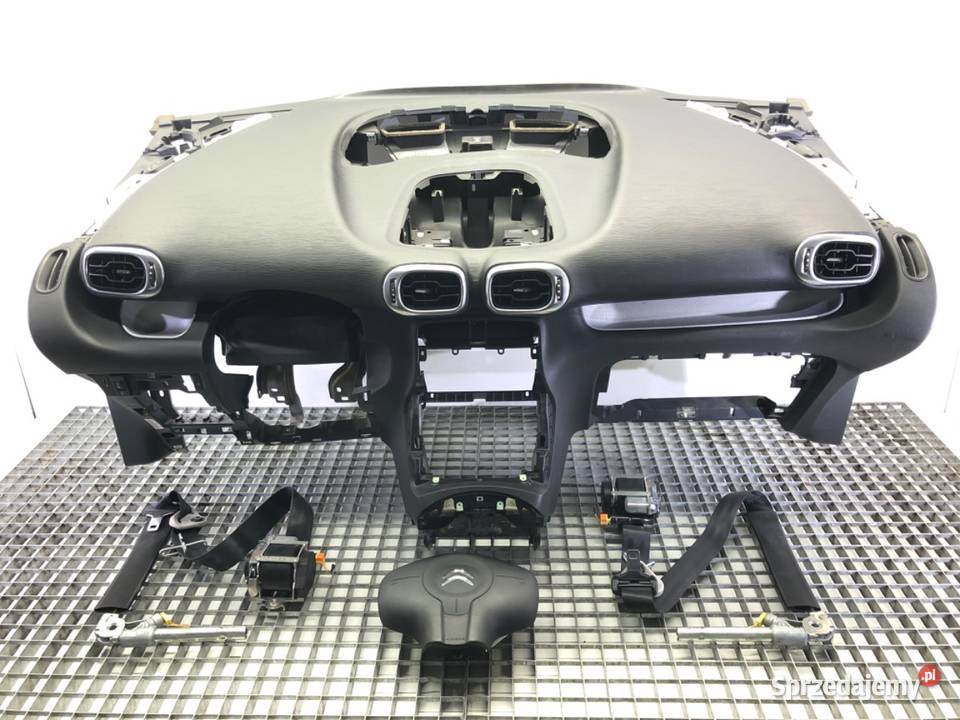 KOKPIT PODUSZKI PASY KOMPLET CITROEN C3 PICASSO