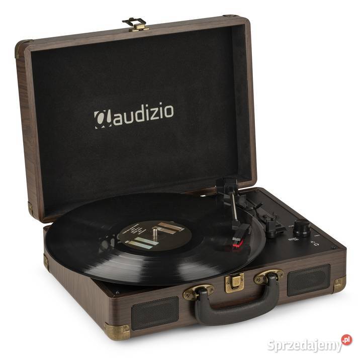 Gramofon Audizio RP114 w Walizce Głośniki AUX in