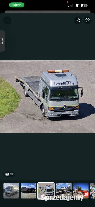 AutoLaweta Mercedes Benz Atego 823 2002 2500kg Rumia