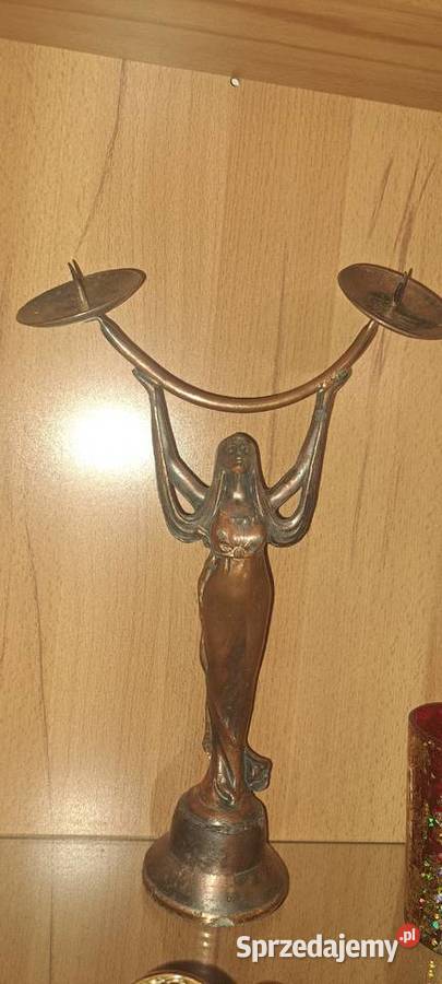 Świecznik mosiężny Warszawa