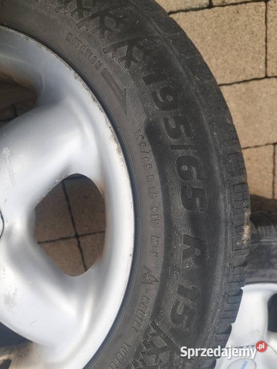 Felgi opel npzafira B 5x110 15 opony zimowe wielkopolskie sprzedam