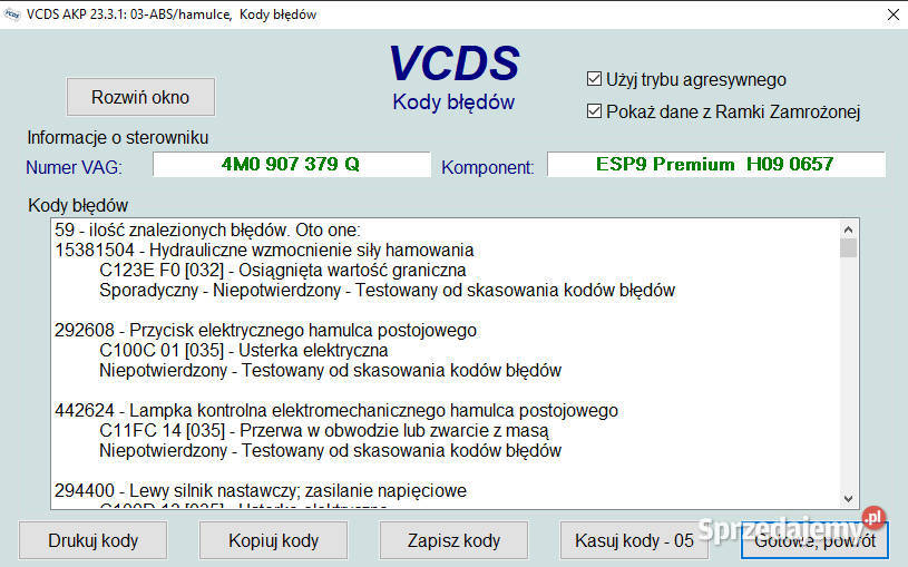 Naprawa pompy pompa abs esp 4M0907379R Audi Q7 Mysłowice usługi moto