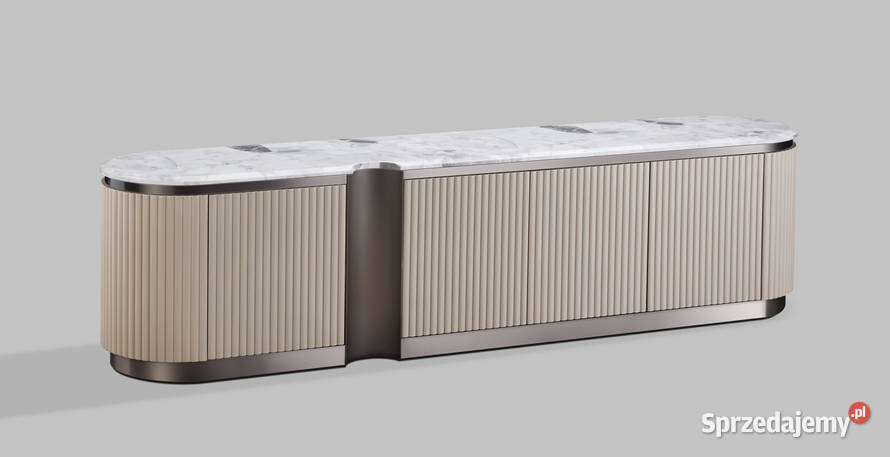 Komoda RTV złota Nutris Glamour Premium małopolskie