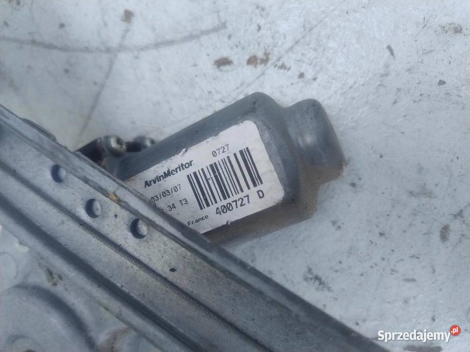 MECHANIZM PODNOŚNIK SZYBY PRAWY PRZÓD DACIA
