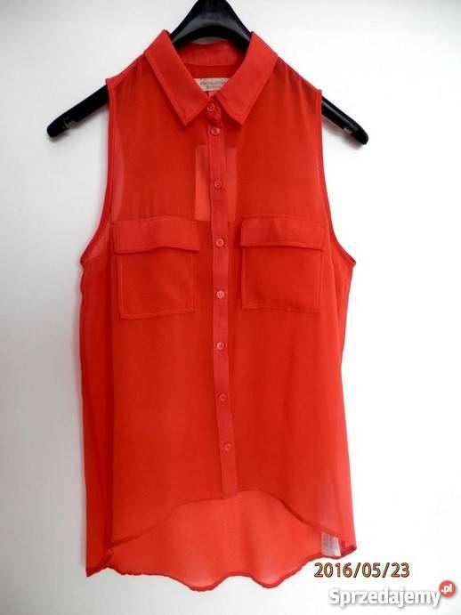 Koszula Bluzka Bershka Szyfonowa Zwiewna Ruda sprzedam