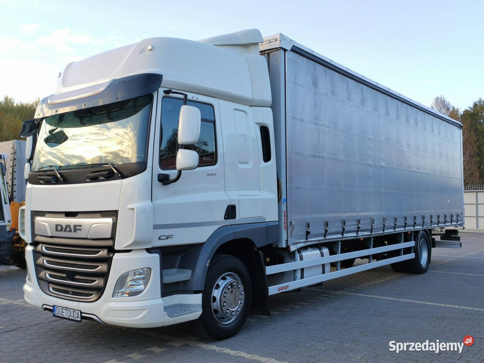 DAF CF 290 E6 Firana Tył Drzwi Dach Podnoszony Euro4 Widełki