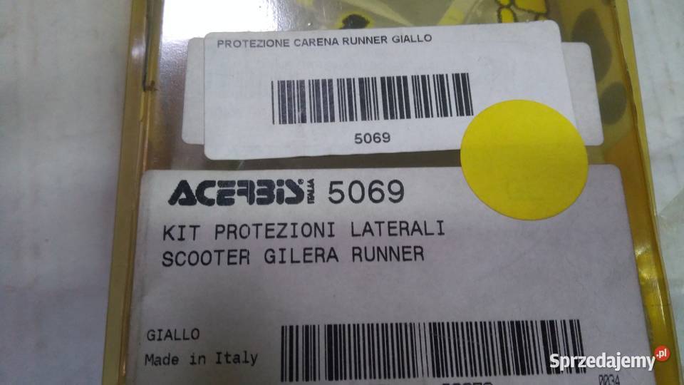 Ochraniacze boczne osłony Acerbis Gilera Runner Pozostałe Bielsk Podlaski