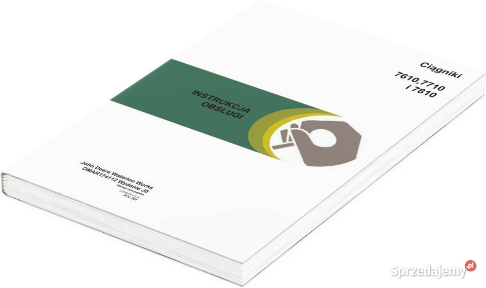 Instrukcja obsługi John Deere 7610 7710 7810