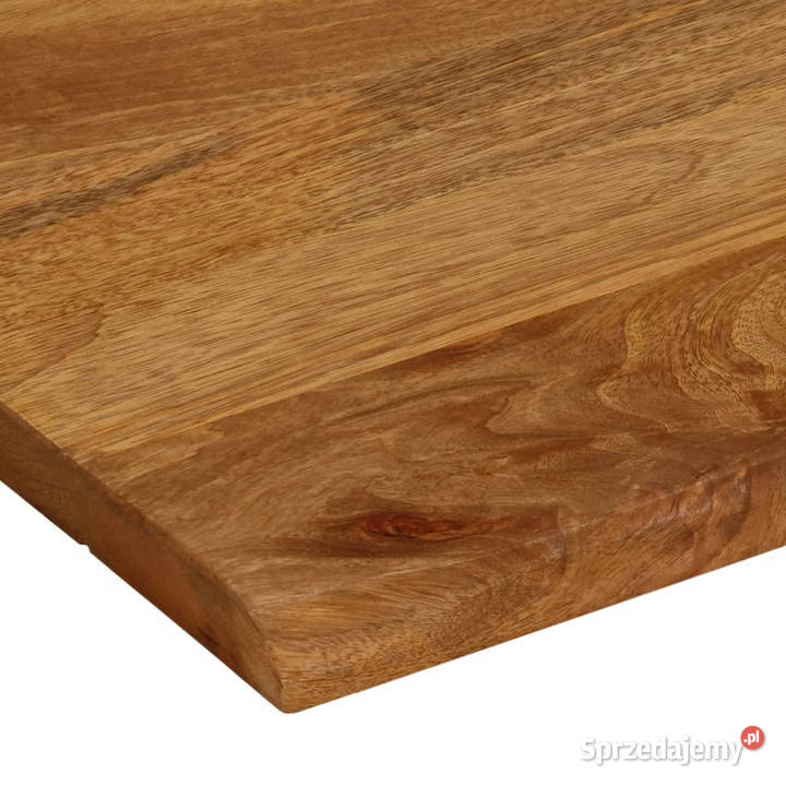Blat stołu 90x80x38 naturalna krawędź lite Warszawa