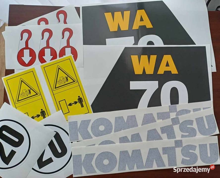 Naklejki na maszyny budowlane rolnicze naklejki Pozostałe Kraśnik sprzedam