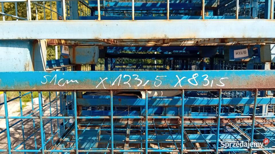 GITTERBOX 12 KOSZ metalowy Siatkowy Pojemnik Brodnica