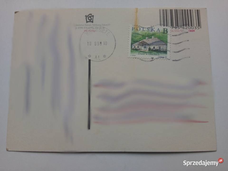 Pocztówka Pozdrowienia znad Bałtyku 1999r Dąbrowa Górnicza