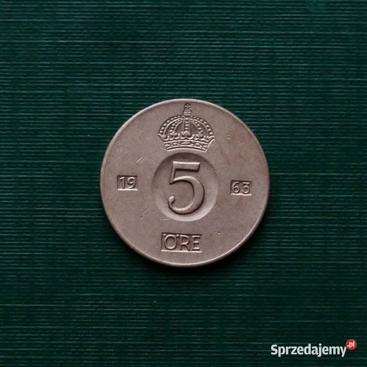SZWECJA 5 ore 1963r