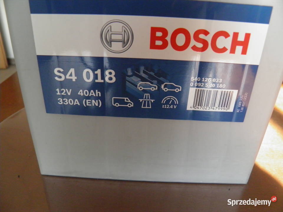 akumulator samochodowy BOSCH osobowe Układ elektryczny, zapłon Sosnowiec