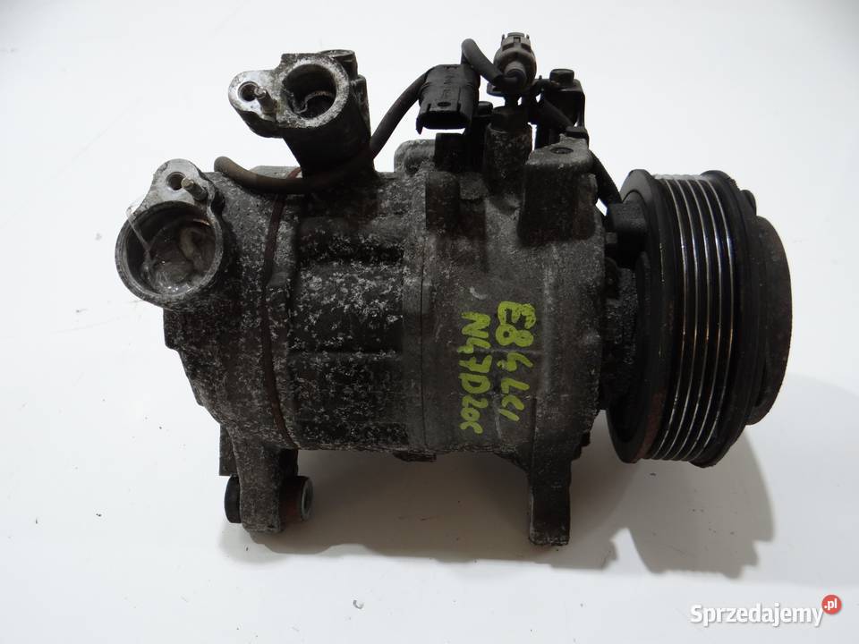 KOMPRESOR SPRĘŻARKA KLIMATYZACJI BMW X1 E84 LCI osobowe Części samochodowe lubelskie Strzyżewice