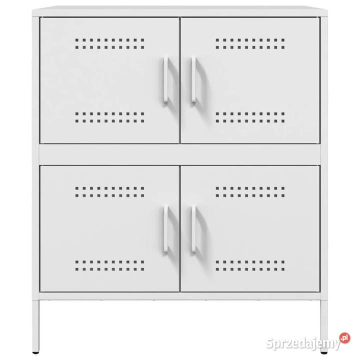 Szafka biała 68x39x79 stal WM842957 mazowieckie Warszawa sprzedam