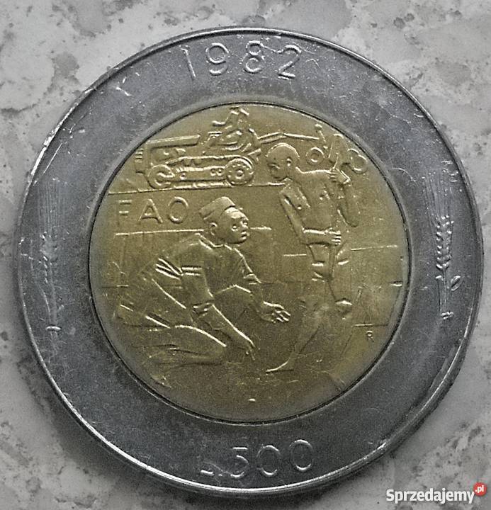 SAN MARINO500 LIRÓW1982 rFAO