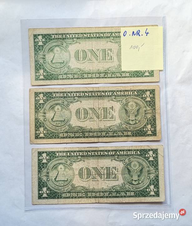 O 4 USA 1 Dollar Silver Certificate 1935 3