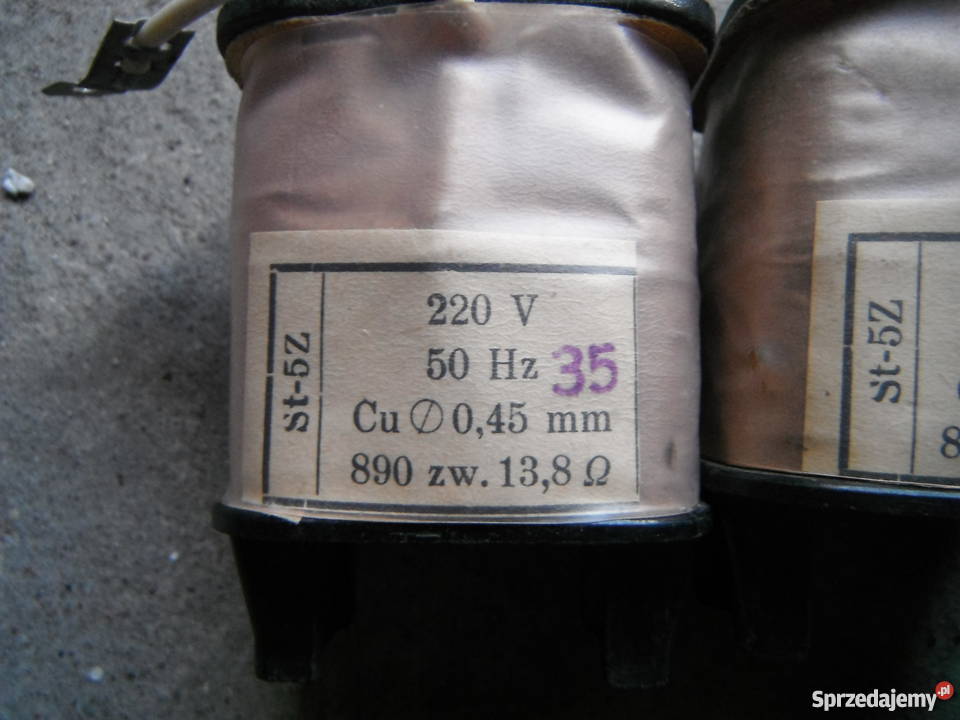 Cewka stycznik St5Z napięcie 220V i 380V 50Hz Produkcja Chlewiska sprzedam