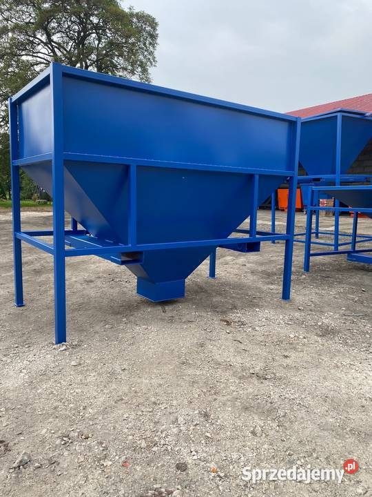 Kosz zasypowy paczkarka Bufor przyjęciowy do big łódzkie Niedrzew Pierwszy