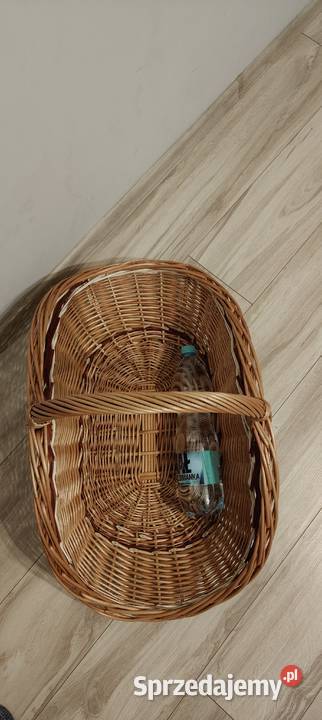 Duży kosz wiklinowy na drewno XXL Leżajsk sprzedam