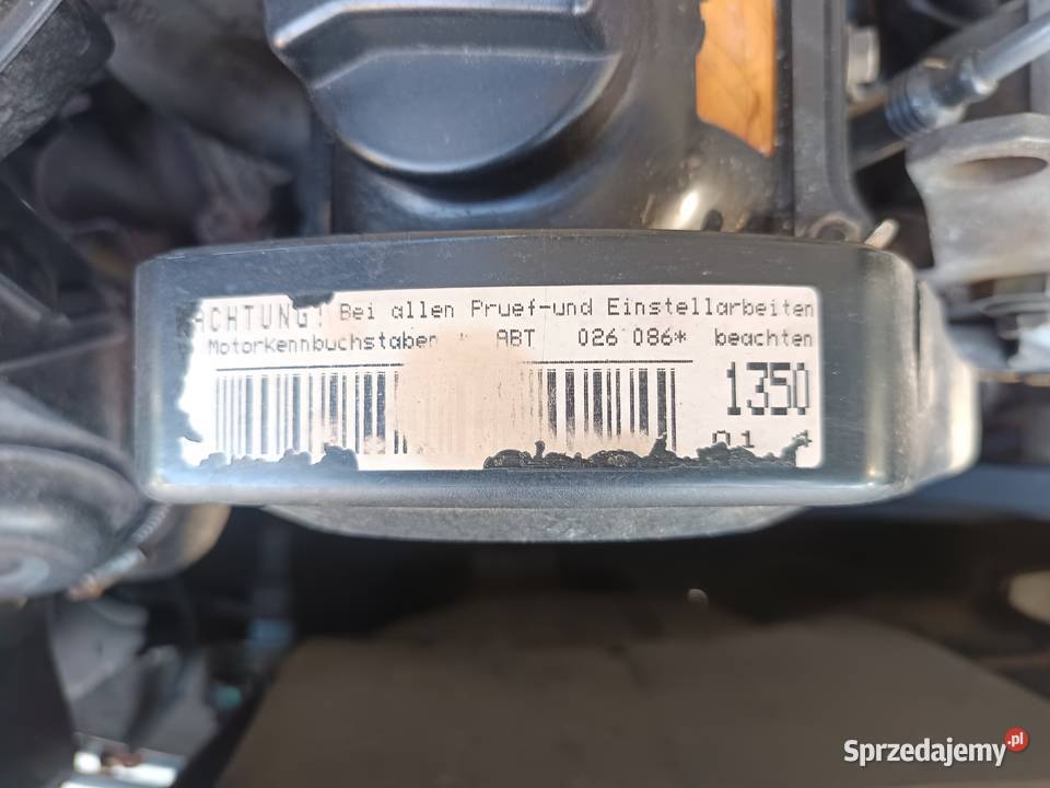 Silnik 20 ABT Audi80B41991 Krasne