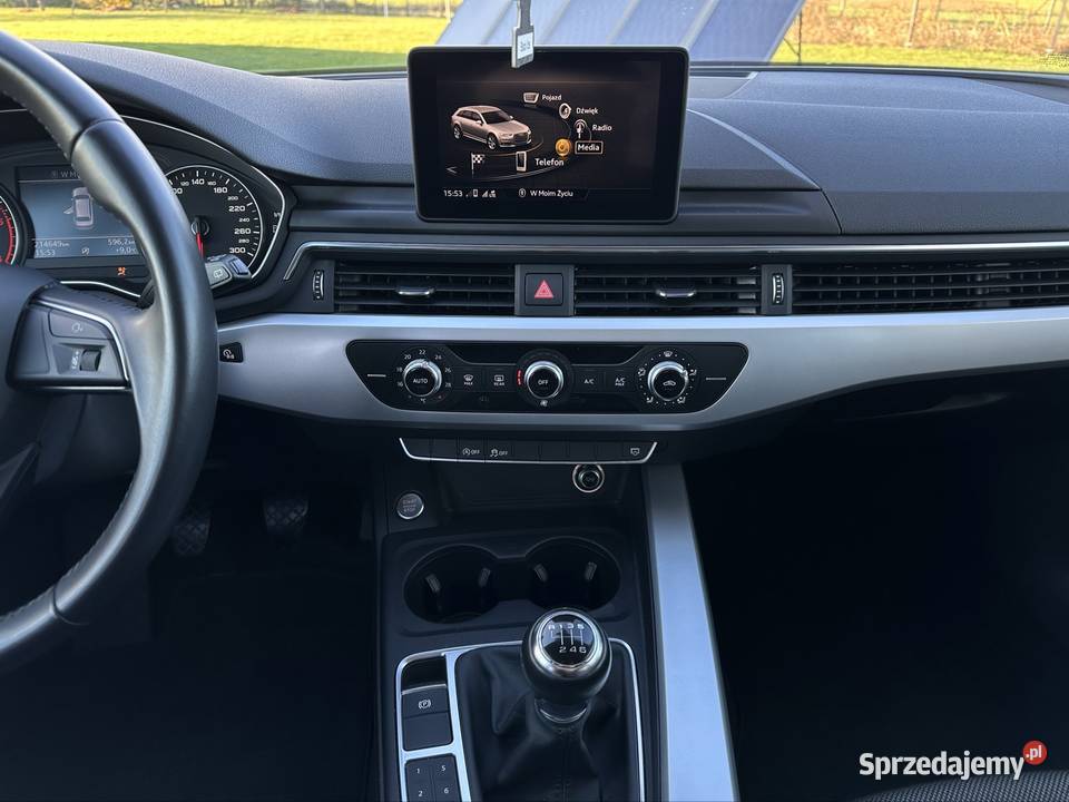 Audi A4 B9 20 TDI 2016 Avant grafitowy Platerów