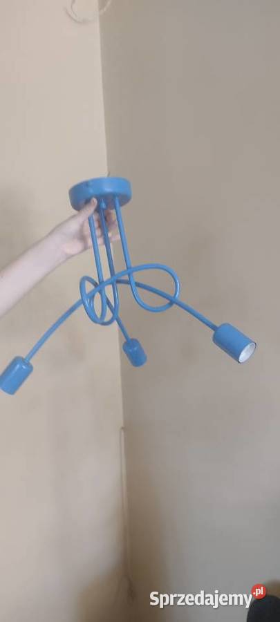Lampa sufitowa niebieska Kraków sprzedam