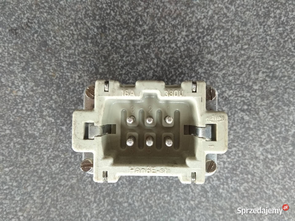 Złącze Harting han 6Ebu i han 6Esti Produkcja