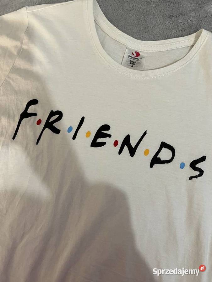 Biały tshirt koszulka bluzka z krótkim rękawem podkarpackie Jasło