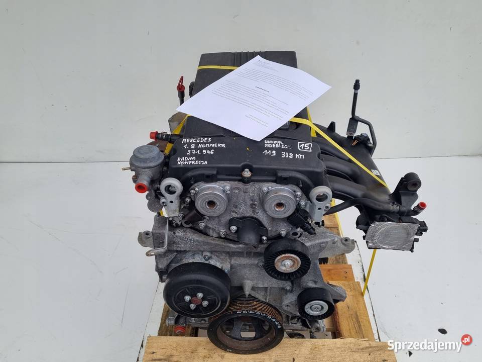 SILNIK KOMPLET Mercedes W203 18 KOMPRESSOR Silniki kompletne lubelskie Rudka
