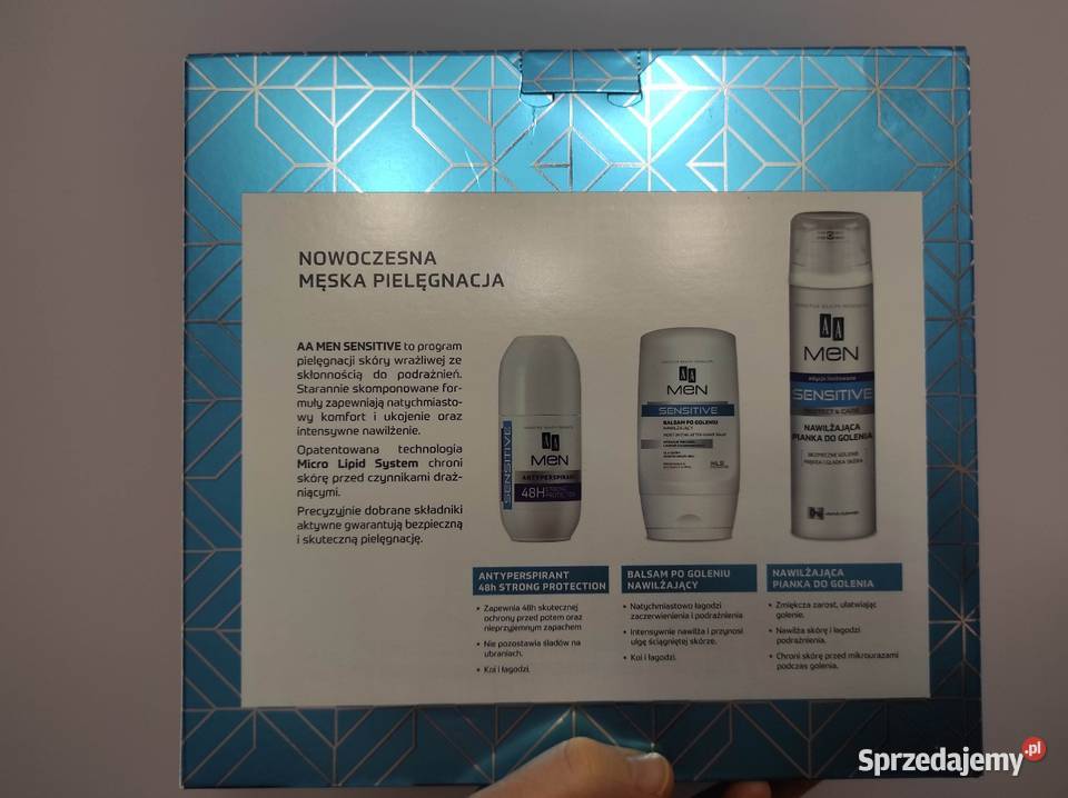AA MEN sensitive nowy zestaw kosmetyków męskich sprzedam