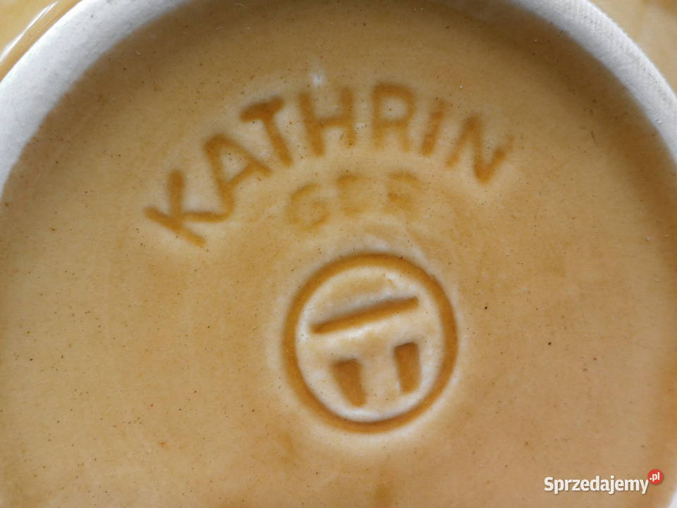 Ceramiczna miska z okresu NRD należąca do serii Raszków