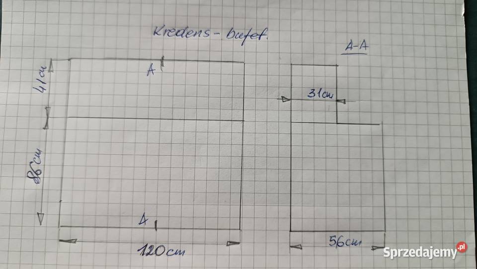 Kredens bufet śląskie Łazy