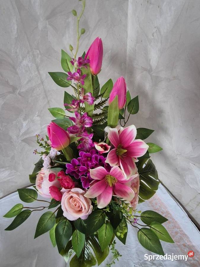 Dekoracja nagrobna stroik kompozycja na cmentarz Pleszew sprzedam