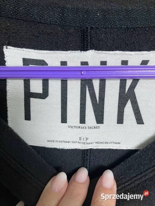 Czarna lekka bluza Victorias Secret Pink USA sprzedam