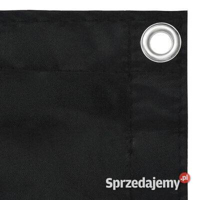 vidaXL Parawan balkonowy czarny 75x400 tkanina Warszawa