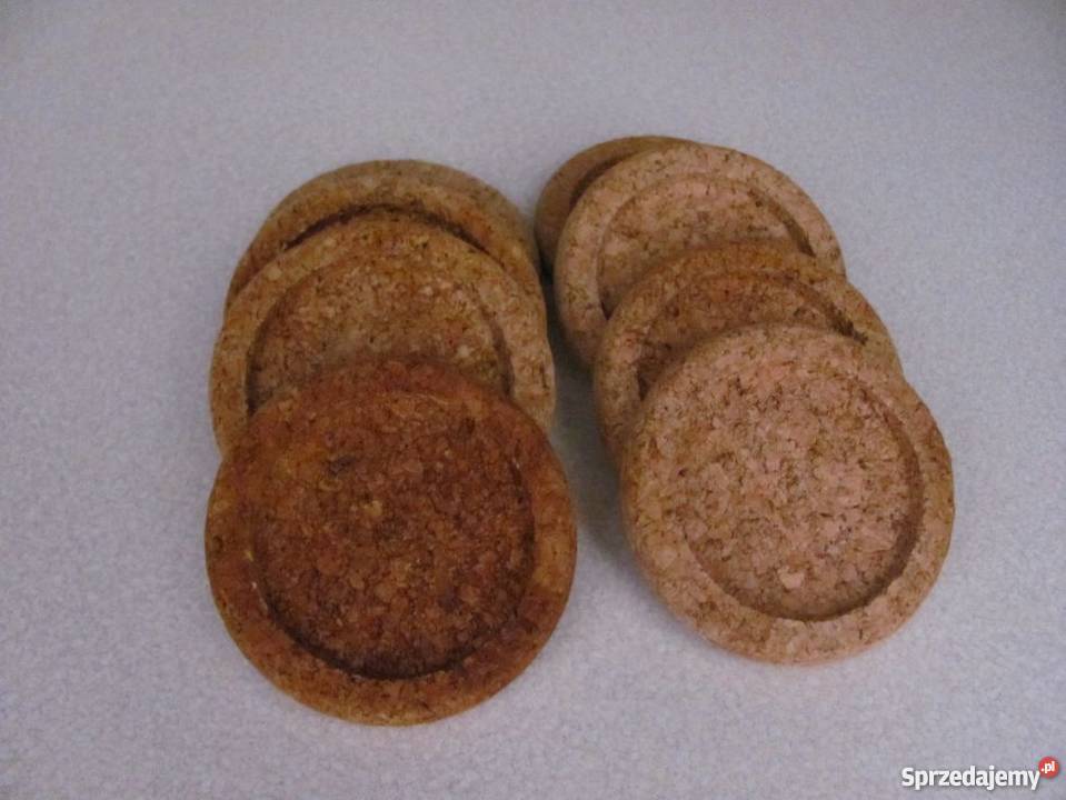 podkładki z korka pod szklanki 8 sztuk Zamość