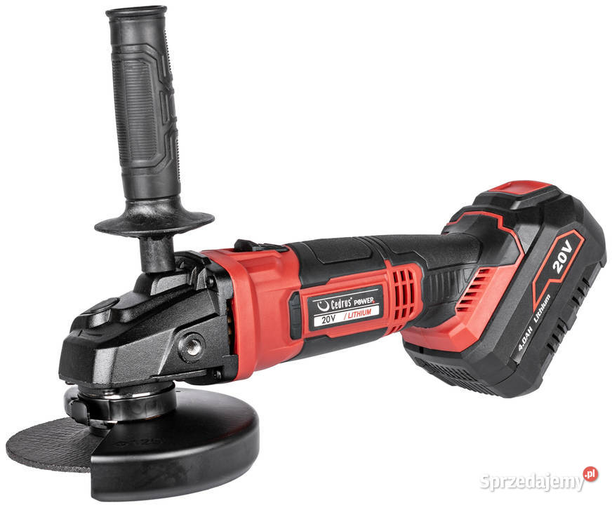 SZLIFIERKA KĄTOWA CEDRUS POWER AG125LiSET Zestaw Opalenica