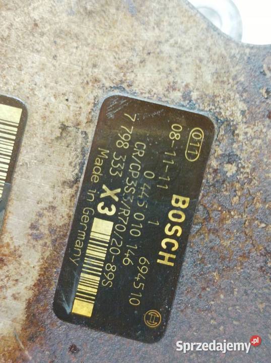 POMPA WTRYSKOWA 0445010146 30 D M57 Bmw X3 I sprzedam