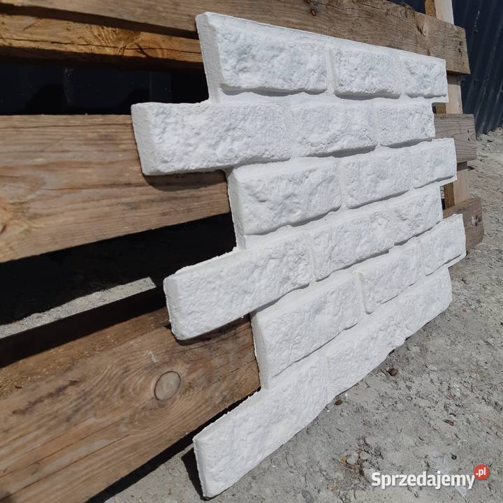 Panel białej cegły z fugą cegiełka cegła stara Radom sprzedam