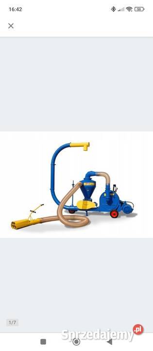 Dmuchawa do zboża SsącoTloczącą Taśmociągi i podajniki Poperczyn