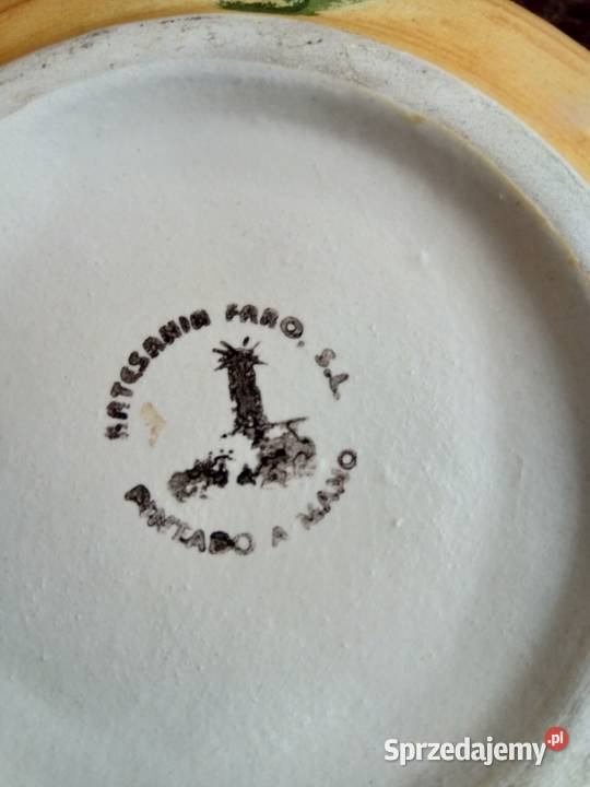 miseczka ręcznie malowana Artesania Faro SL Pozostałe wielkopolskie Zielona Łąka