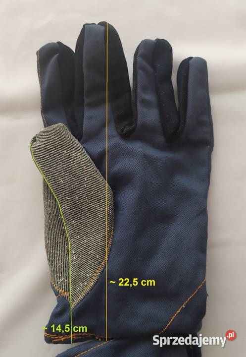 Rękawice robocze męskie BLUE paski Pozostałe Hajnówka