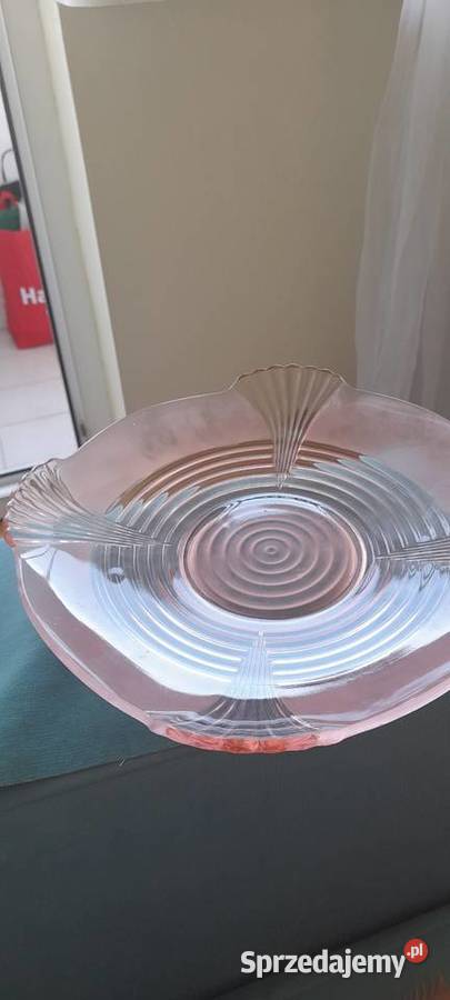 Talerz deserowy firmy Niemen Porcelana i szkło Warszawa