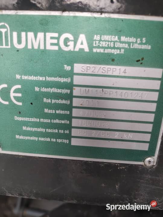 Przyczepa UMEGA SPP 14 Pronar Zasław Metal Tech Brzezinko