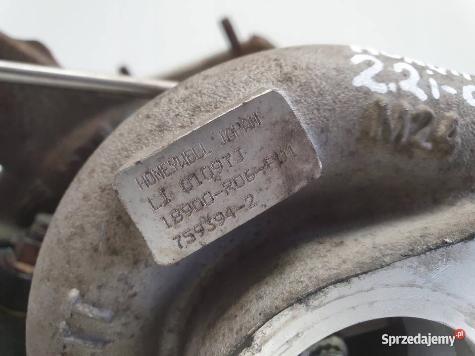 TURBOSPRĘŻARKA Honda CRV CRV III 22 ICTDI turbo Turbosprężarki lubelskie Rudka