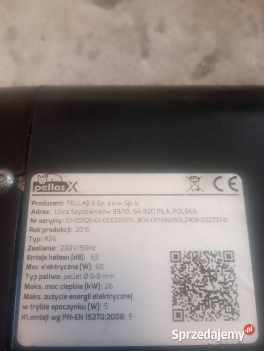 Sprzedam Oryginalny Palnik Pelletowy Firmy małopolskie Limanowa